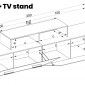 T30-200 + TV Stand - Carbon matt fronts